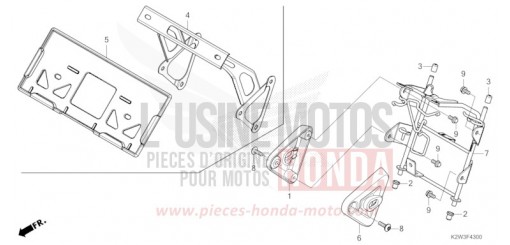 HEADLIGHT BRACKET ST125AP de 2023